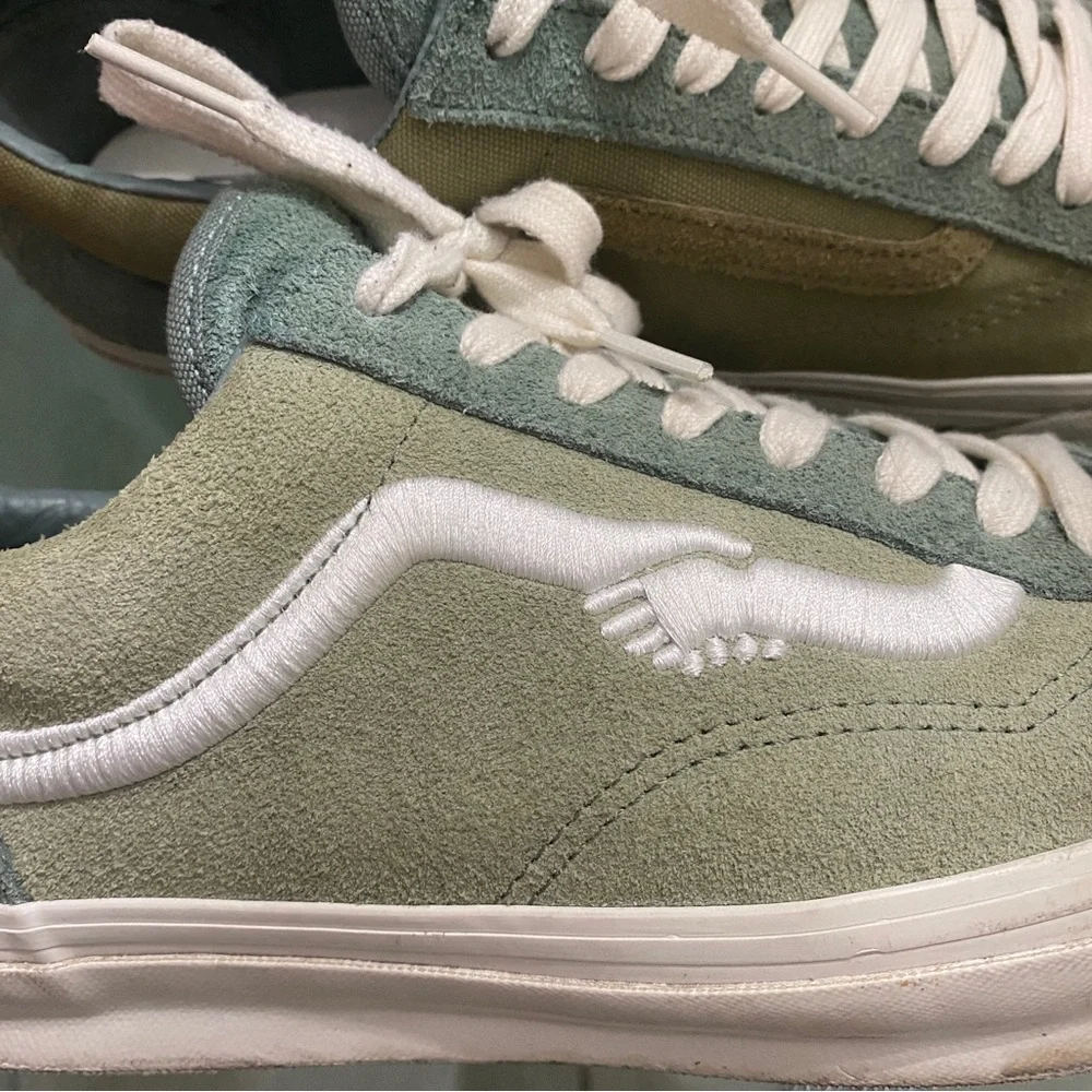 Norte Matcha Green Vans Og Style 36 Lx- mens sz 10.5 - suede - athletic - Picture 11 of 11